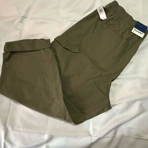 Old Navy Green Cargo Pants Durable Cotton